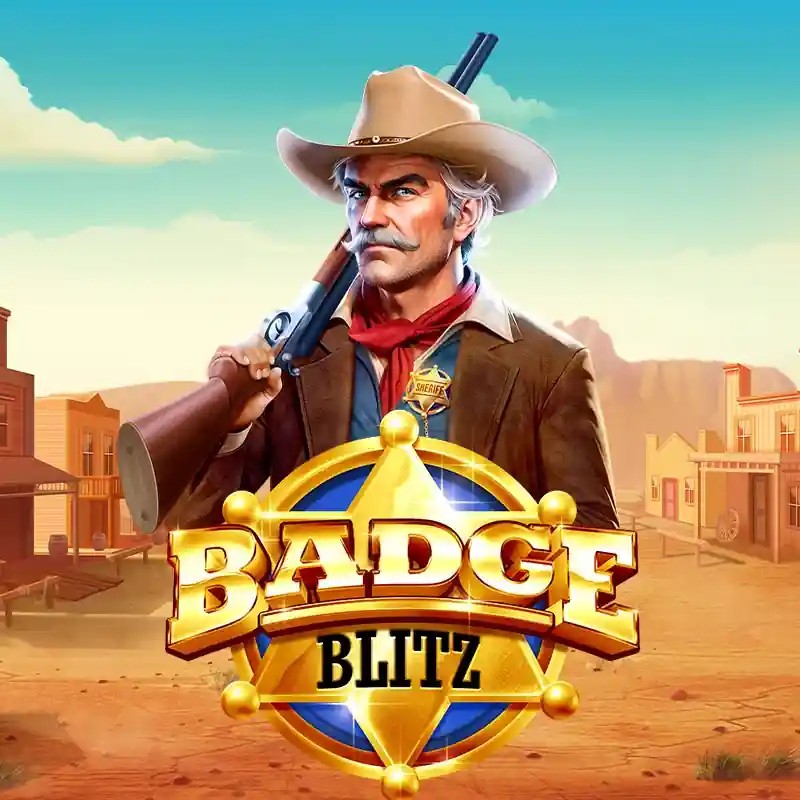 Enjoy Badge Blitz by Pragmatic Play – logo hosted on spinjo-casino.ca