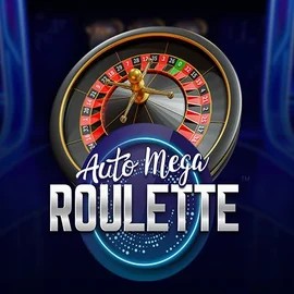 Auto Mega Roulette online game logo by Pragmatic Play on spinjo-casino.ca