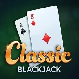 Classic Blackjack logo by Red Tiger Gaming Spinjo Casino