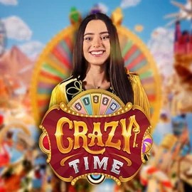 Crazy Time game by Evolution – logo hosted on Spinjo Casino