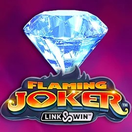 Flaming Joker Link and Win online game logo by Barstruck on spinjo-casino.ca