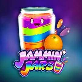 Jammin Jars slot logo by Push Gaming at Spinjo Casino