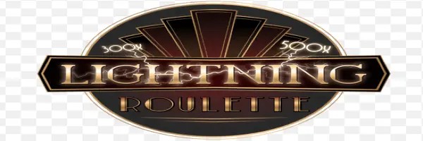 Lightning Roulette online game logo by Evolution on spinjo-casino.ca