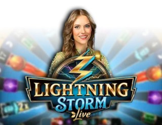 Lightning Storm logo by Evolution Spinjo Casino
