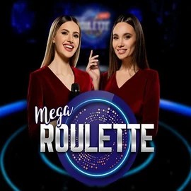 Official Live Casino logo: Mega Roulette by Pragmatic Play at Spinjo Casino