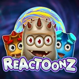 Reactoonz logo – Slots by Play'n GO at Spinjo Casino