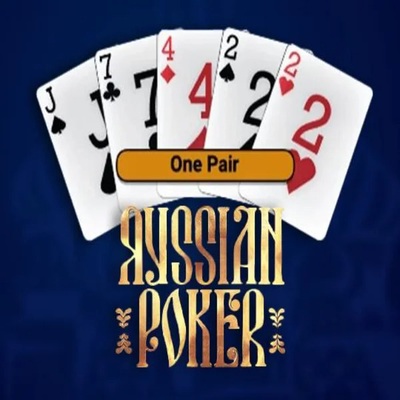 Russian Poker game by OneTouch Games – logo hosted on Spinjo Casino